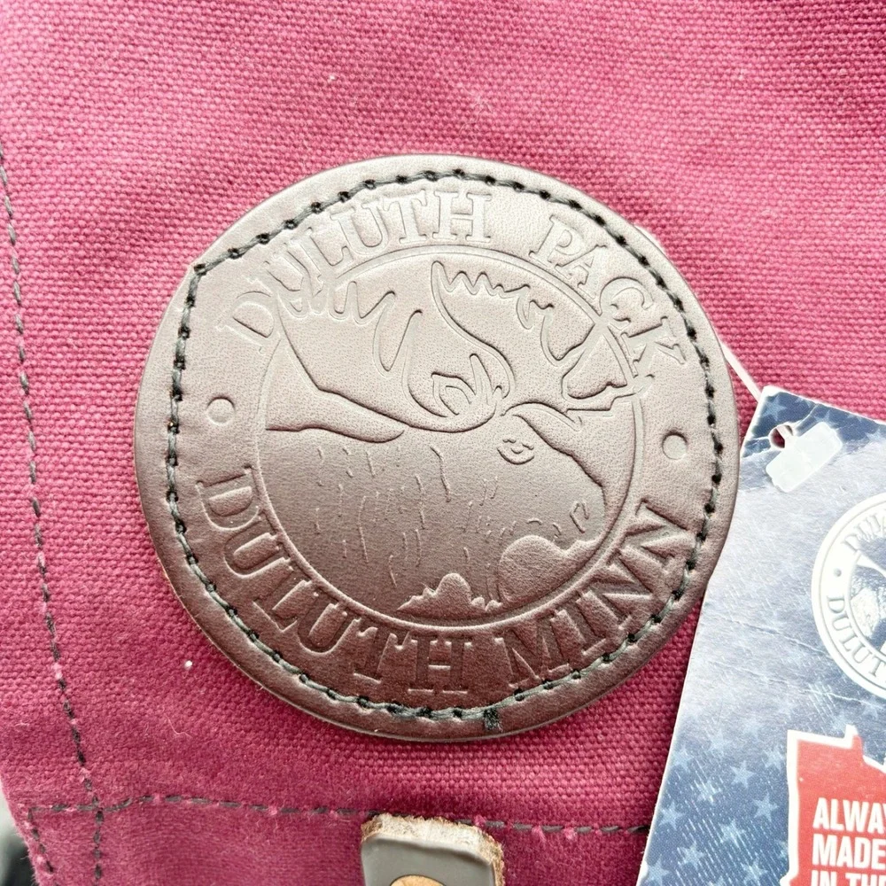 NWT Duluth Pack Scout Pack in Burgundy